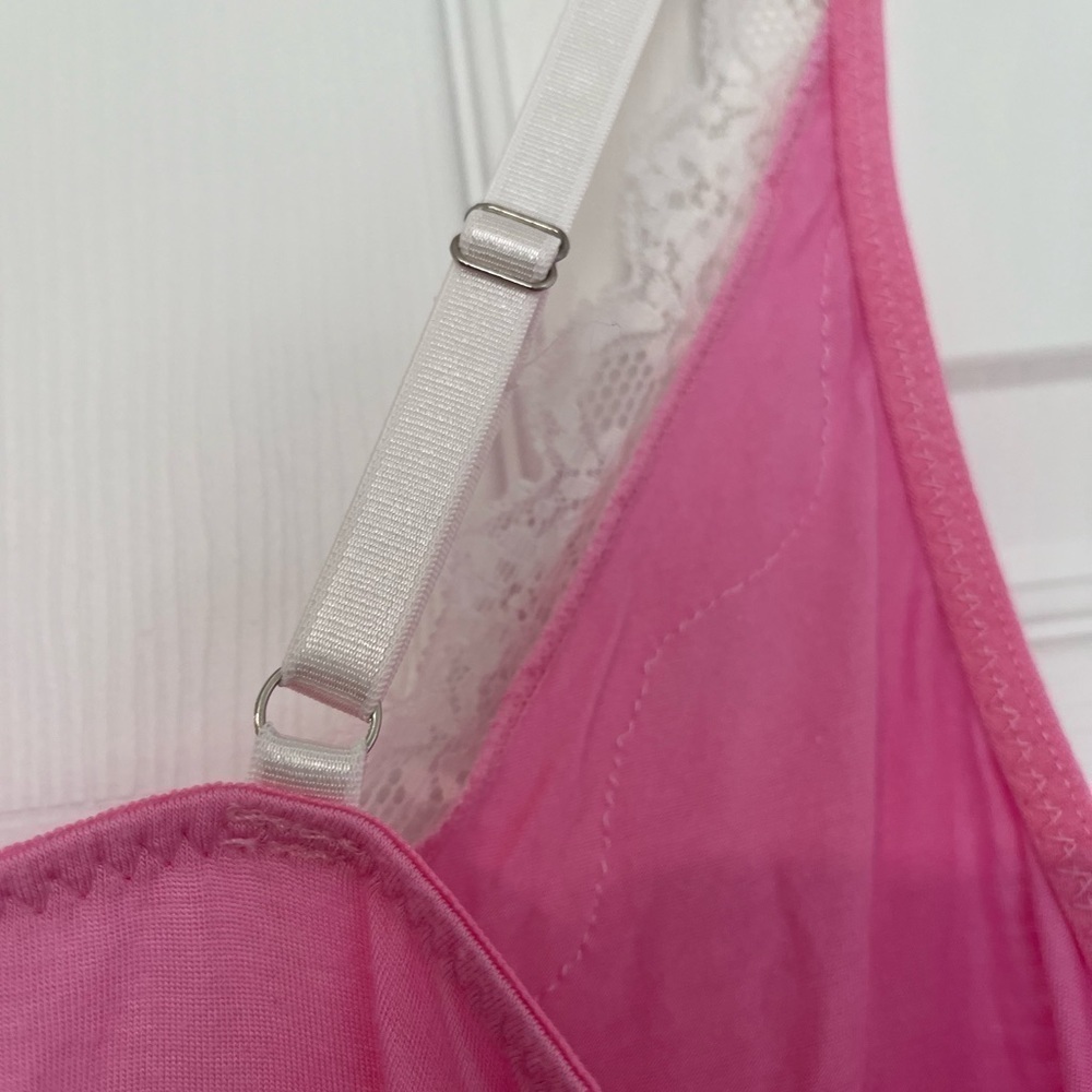 Pink Lace Lingerie Slip Dress - Picture 8 of 9